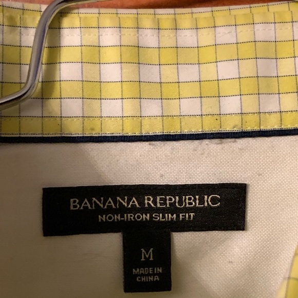 Banana Republic checkered shirt sz. M - Picture 2 of 3